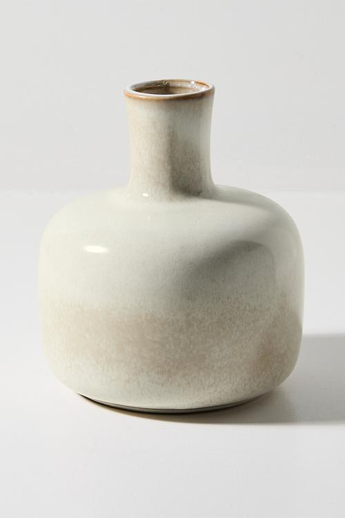 Porce vase - White
