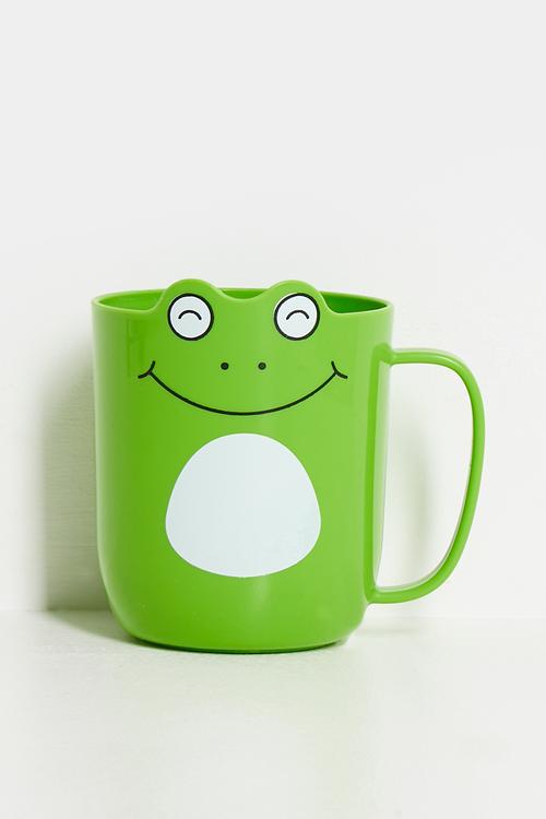 Frog mug - green