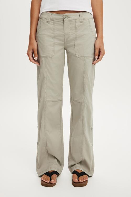 Lexi low rise utility pant - frosted slate 