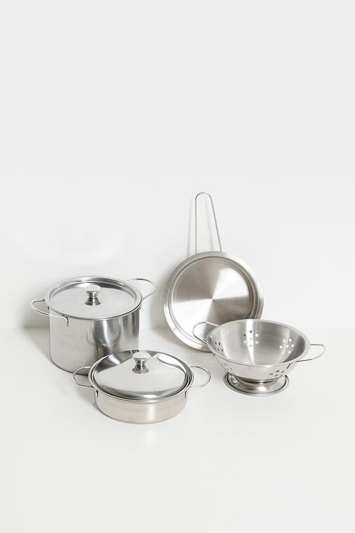 Kids cookware set - silver / multi