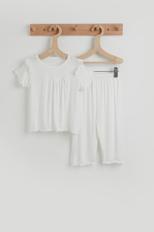 Short sleeve pj set - floral aop