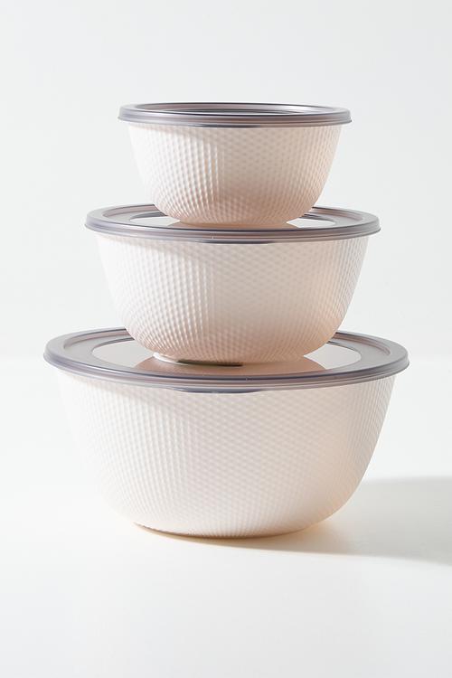 Lope food storage set of 3 - White