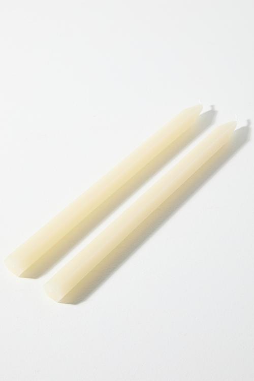 Dinner candle set of 2 - Ivory