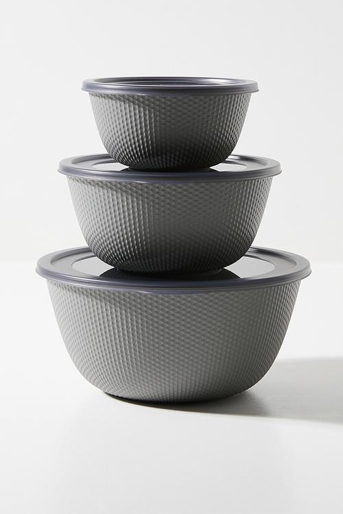 Lope food storage set of 3 - Grey