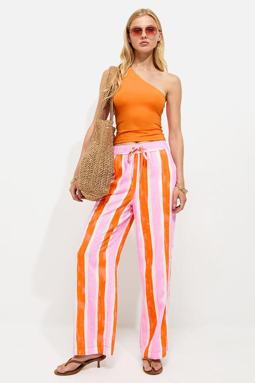 Demi stripe goya wl trouser - pink