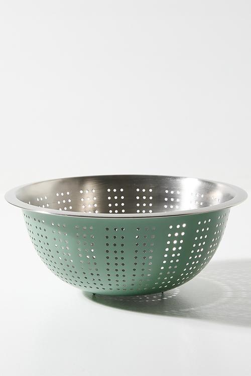 Vevo stainless steel colander - Sage
