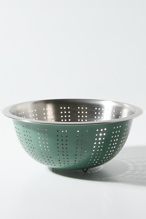 Vevo stainless steel colander - Green