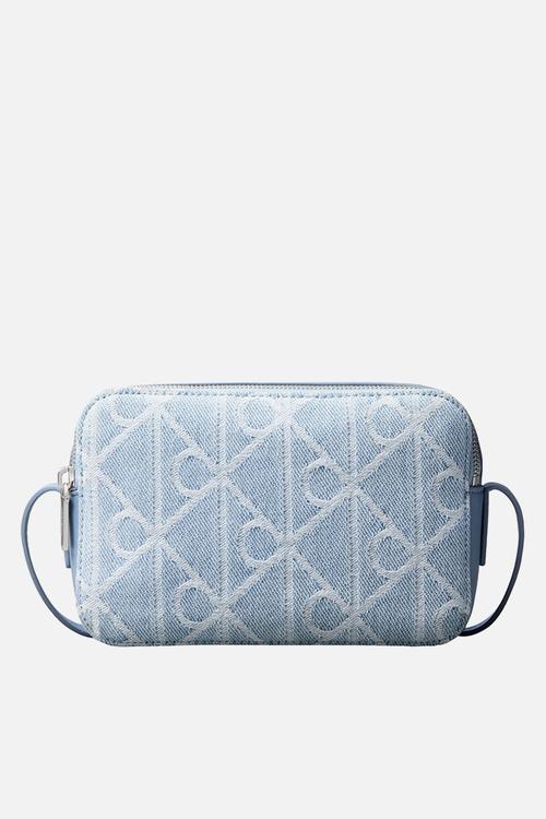Emblem aop denim camera bag - denim jqd light wash