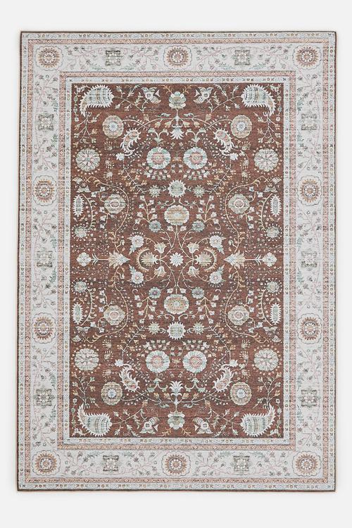 Saira Floral Rug Rust