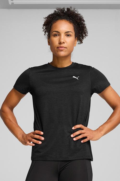 W Tad Essential Heather Tee - Puma Black Heather
