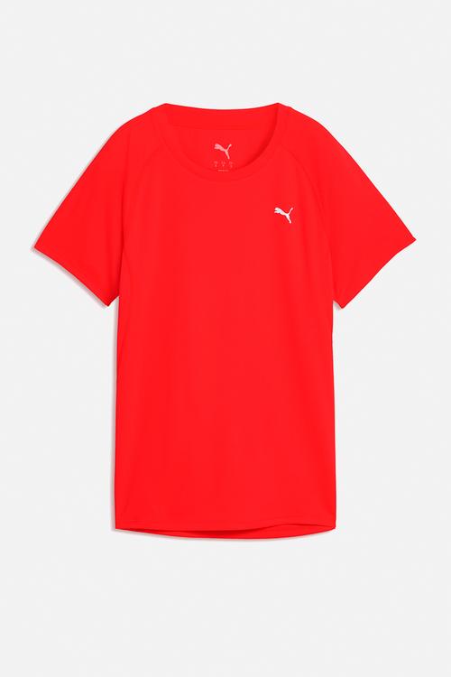 Plus w run velocity tee (poly) - ultra red