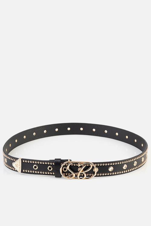 Studded belt - black