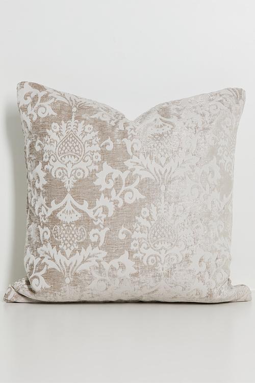 Antique Cushion Cover - light brown melange