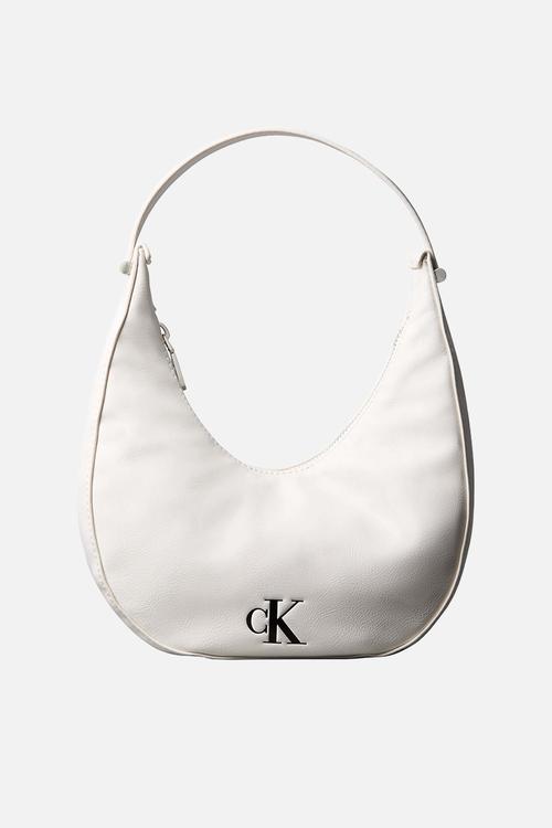 Buckle convertible clutch - white alyssum