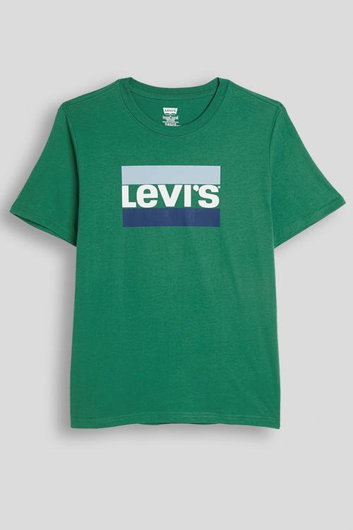 Lvb Batwing Tee - Pumice Stone - Levis Pine Green