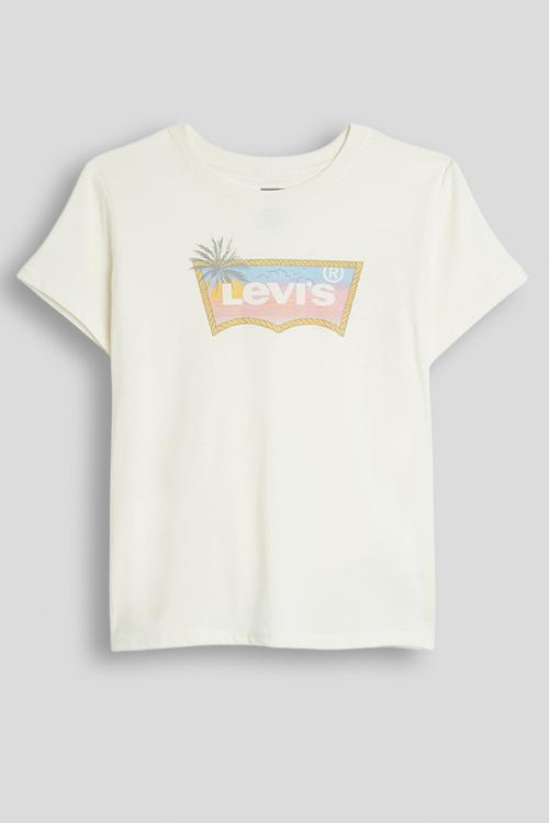 Lvg Ombre Batwing Ss Tee - Antique White