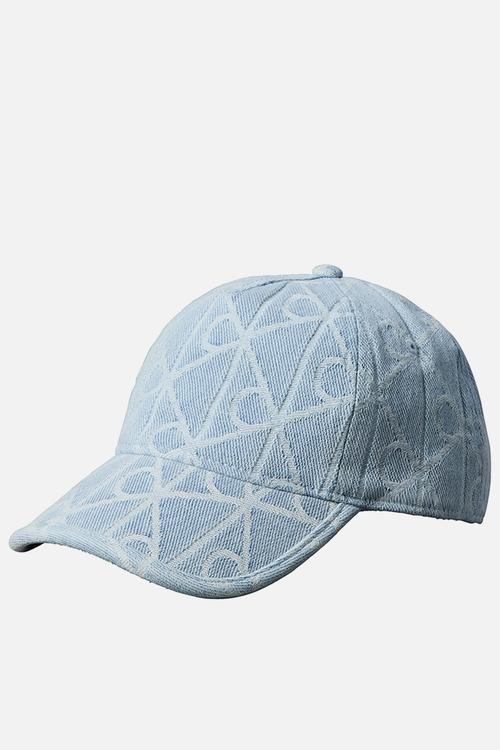 Aop jacquard denim bb cap - light wash