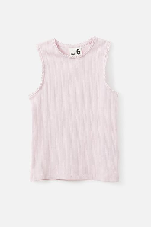 Eleanor Tank - Tea Party Pink