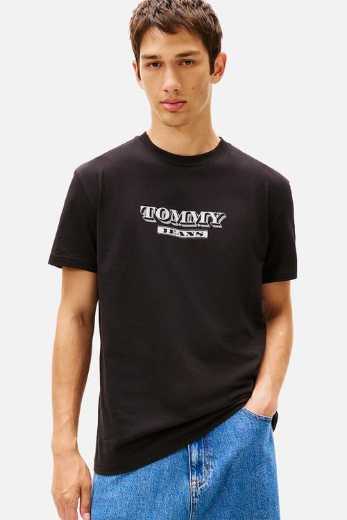 Tjm Reg Bills Font Ss Tee Ext - Black