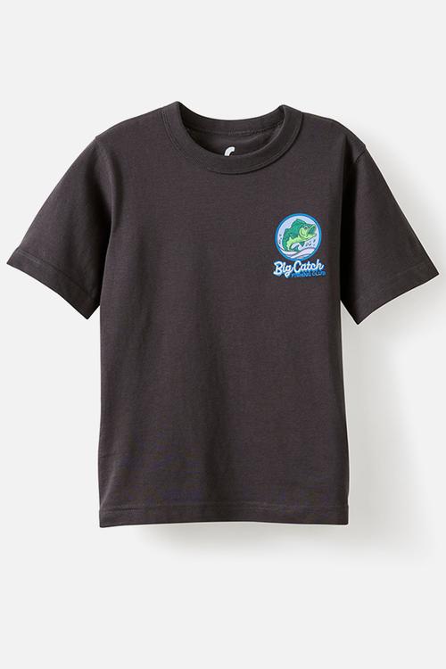Jonny Short Sleeve Graphic Print Tee - Phantom/Big Catch