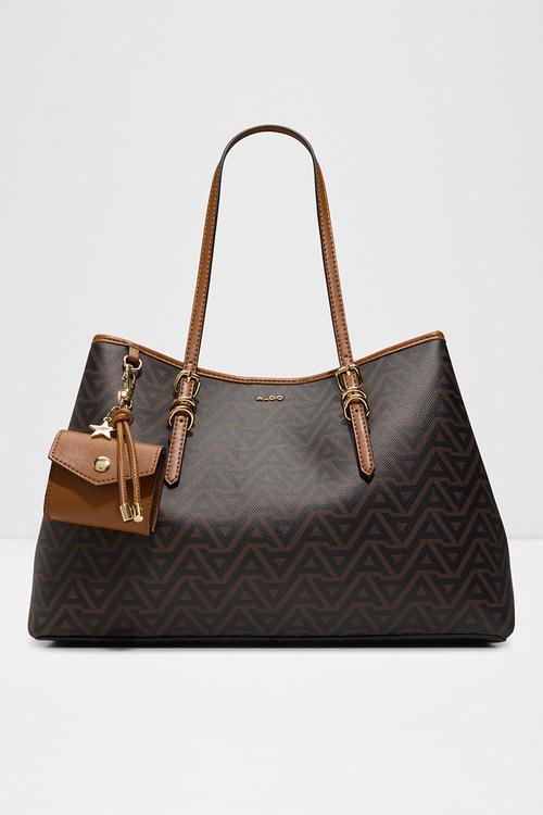 Isedra Overflow Tote Bag - Brown