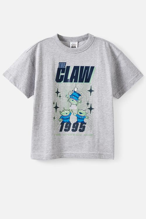 License Drop Shoulder Ss Tee - Lcn Dis Grey Marle/ The Claw