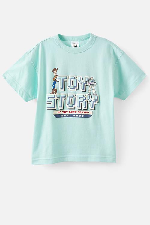 License Drop Shoulder Ss Tee - Lcn Dis Aqua Marine/ Toy Story