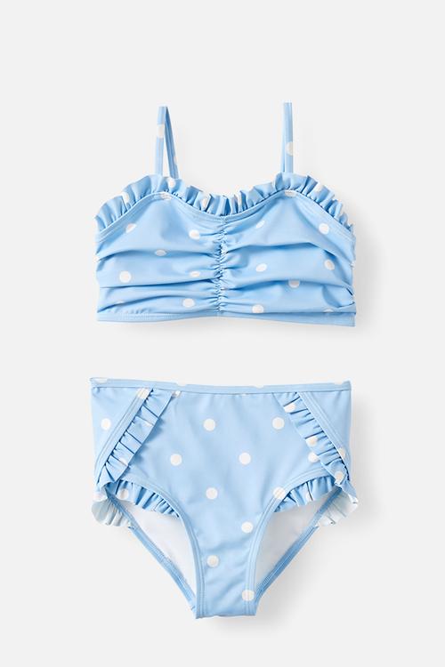 Claire Frill Bikini - Dawn Blue/Vanilla spot