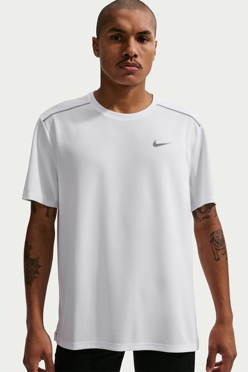 Dri-Fit Uv Miler Ss - White/Reflective Silv