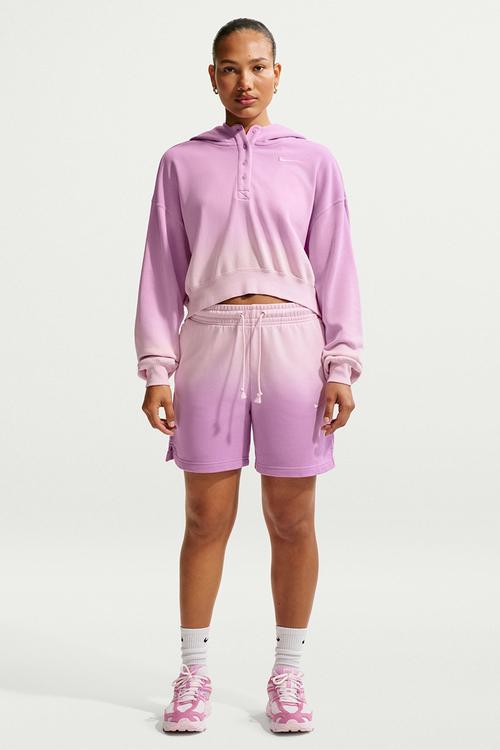 W Nsw Phnx Flc Mr Dip Short - Pink Foam/Lt Magenta/Lt Magenta