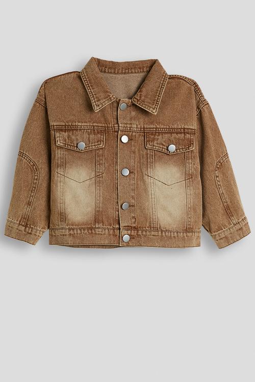Trucker jacket - brown ombre
