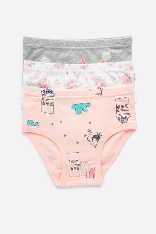 3 Pack hipster briefs -  multi
