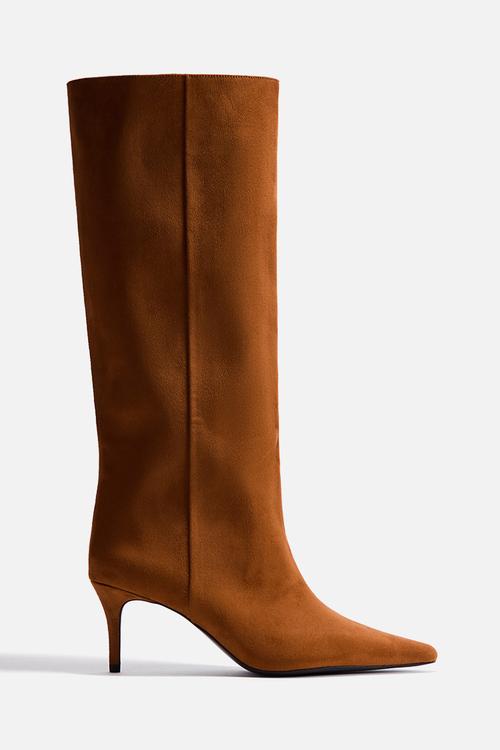 Knee-high boots - brown