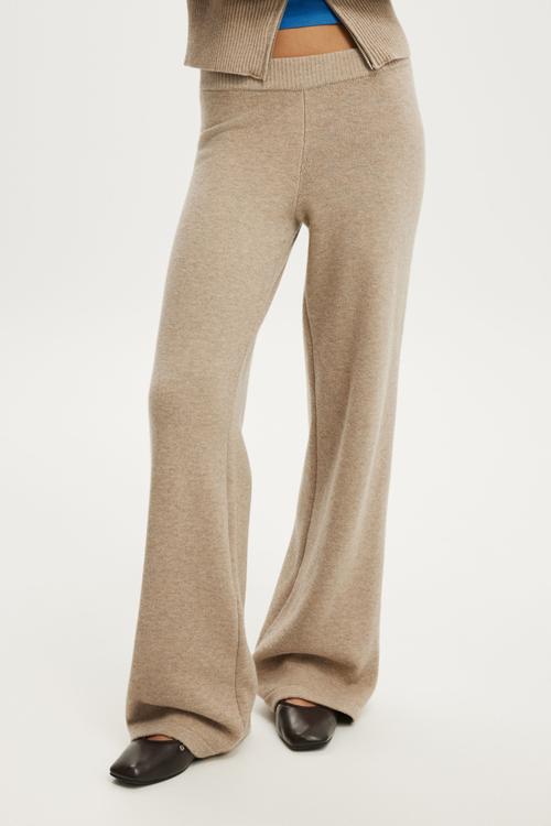 Lotus Knit Pant - Chai Dusk