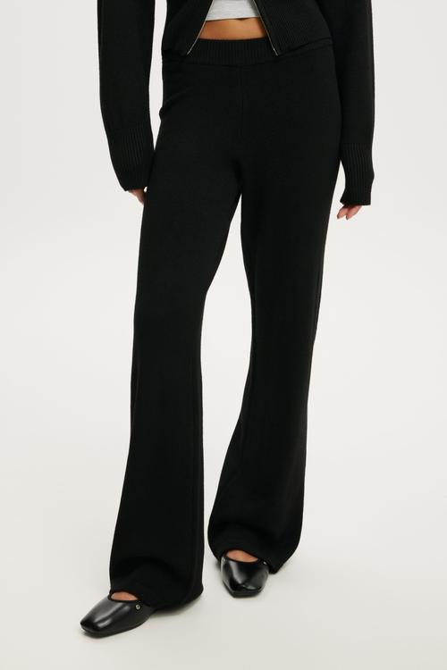 Lotus Knit Pant - Black