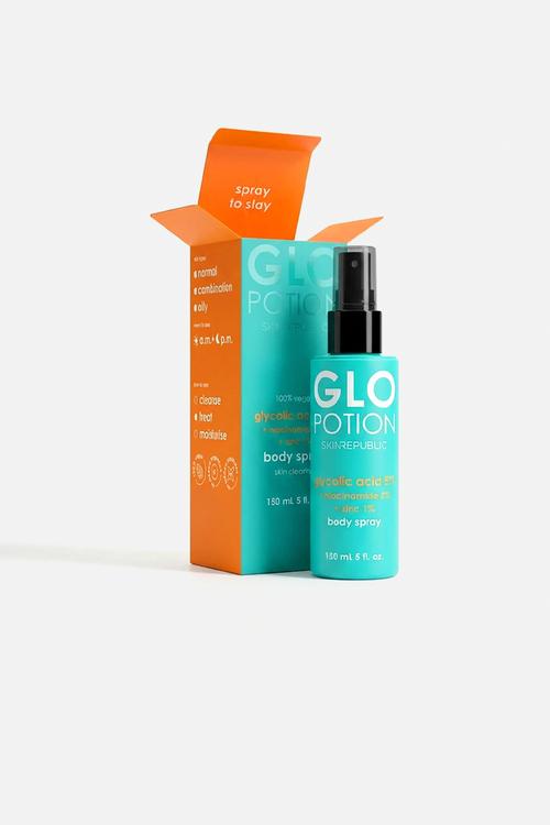 GloPotion Glycolic Acid 5% + Niacinamide 5% + Zinc Body Spray