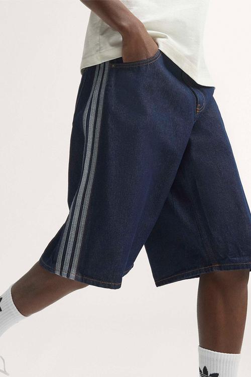Firebird  Jorts Mid-Rise Straight Leg - Indigo Denim Blue