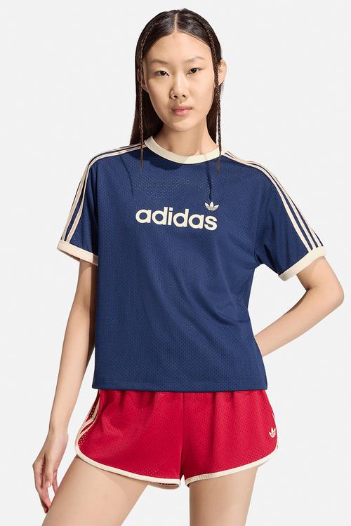 Mesh Tee - Night Indigo/Warm Vanilla