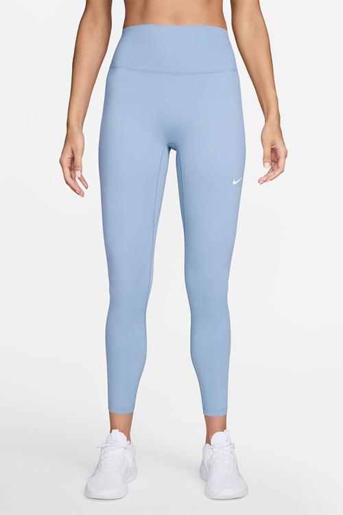 W Nk Df One Hr 7/8 Tight Useam - Hydrogen Blue/White