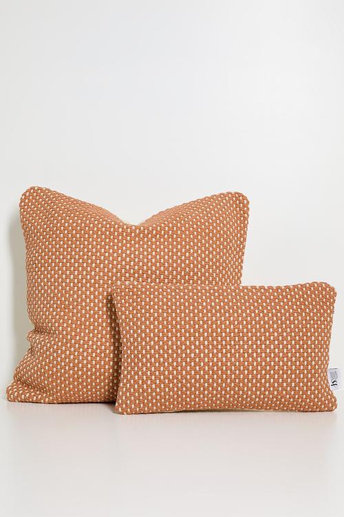 Tonga Woven Cushion Cover - Rust