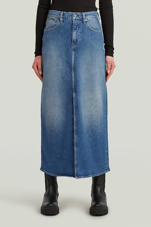 Viktoria Long Skirt wmn - faded sakarya