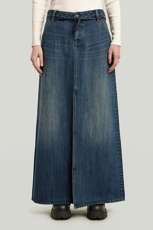 Baggy Maxi Skirt wmn - antique faded cyclone