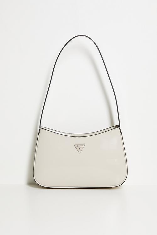Arnela Top Zip Shoulder Bag-Bone