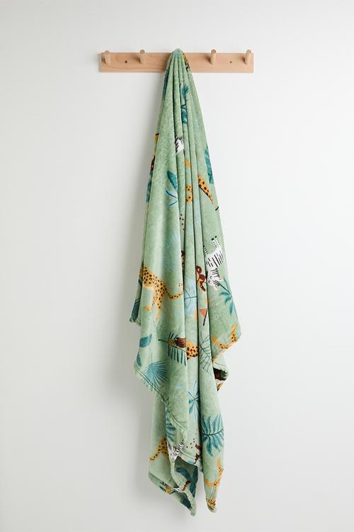 Woodland Flannel Blanket 120x150 - Treetop