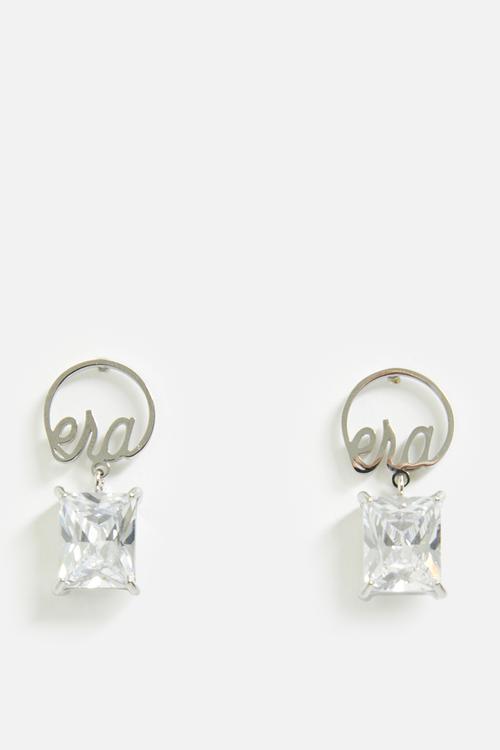 ERA Square drop earrings  - Silver