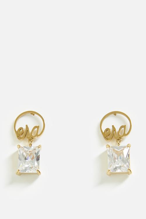 ERA Square drop earrings - Gold