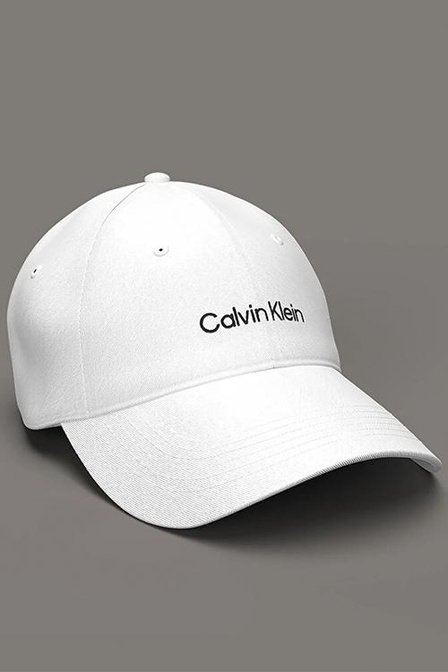Logo embroidery baseball cap - bright white