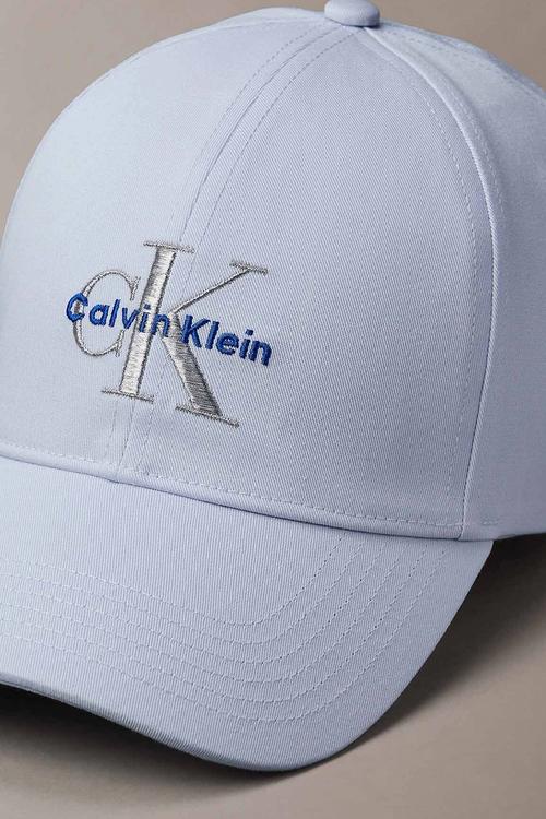 Monologo embroidery baseball hat - xenon blue