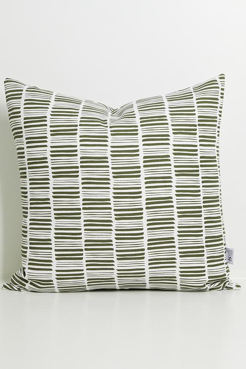 Passing By Olive Scatter Covers - olive