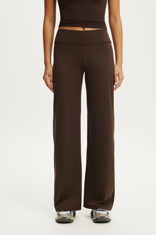 Studio Wide Leg Pant - French Roast